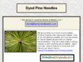 dyedpineneedles.com