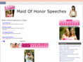 maidofhonorspeechesforsister.com
