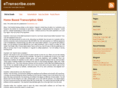 etranscribe.com
