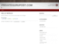 privategurupost.com