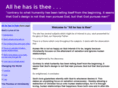 allhehasisthee.com