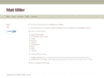 mattmillr.com