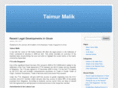 taimurmalik.com