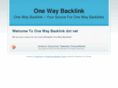 onewaybacklink.net