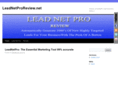 leadnetproreview.net