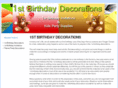1stbirthdaydecorations.com