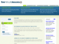 fiveminutelessons.com
