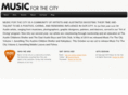 musicforthecity.org