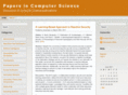 papersincomputerscience.com