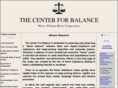 thecenterforbalance.org