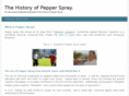 historyofpepperspray.com