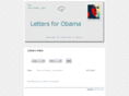 lettersforobama.com