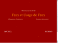 fauxetusagedefaux.com