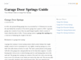 garagedoorspringsguide.com