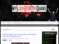 myloveforthegame.com