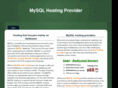mysql-hosting-provider.com