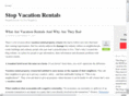 stopvacationrentals.com