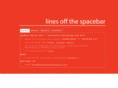 linesoffthespacebar.com