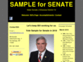 billsampleforsenate.com