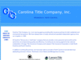 carolinatitlecompany.com