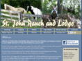 stjohnranchandlodge.com