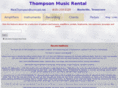 thompsonmusicrental.com