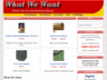 whatwewant.co.uk