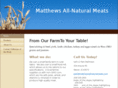 matthewsallnaturalmeats.com
