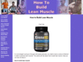 howtobuildleanmuscle.com