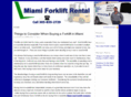 miamiforkliftrental.com