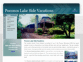 poconoslakesidevacations.com