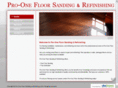 proonefloorsanding.com