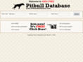 pitbulldatabase.com