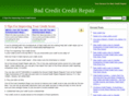 badcreditcreditrepair.info