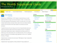 thehealthsupplementguide.com