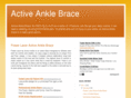 activeanklebrace.com