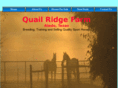 quailridgehorses.com