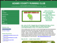adamscountyrunningclub.com