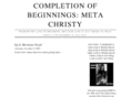 completionofbeginnings.com