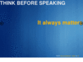 thinkbeforespeaking.com