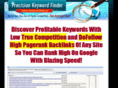 precisionkeywordfinder.com