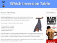 whichinversiontable.com