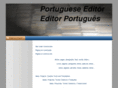 portugueseeditor.com