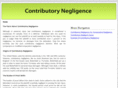 contributorynegligence.net