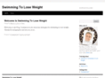 swimmingtoloseweight.com