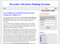 executivedecisionmakingsystem.com