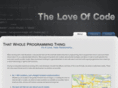 theloveofcode.com