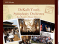 dekalbyouthsymphony.com