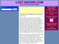 lostshows.com