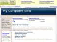mycomputerslow.com